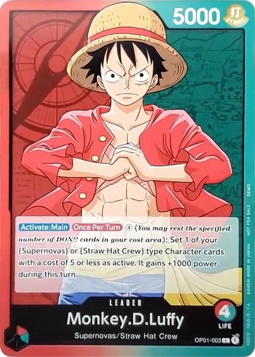 Monkey.D.Luffy [One Piece Demo Deck Cards] | Good Games Modbury