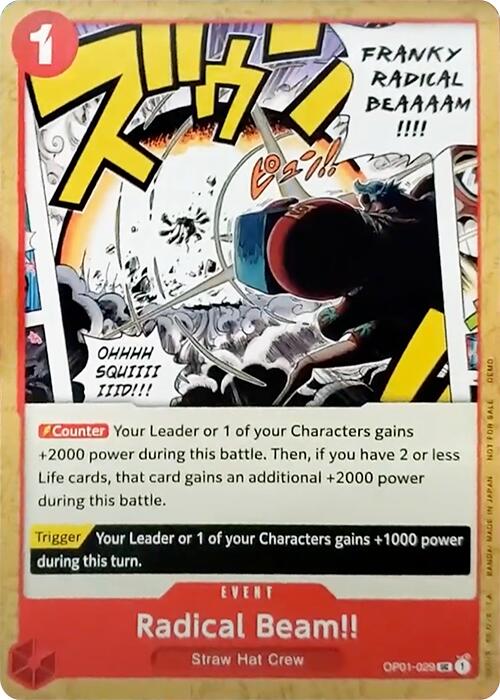 Radical Beam!! [One Piece Demo Deck Cards] | Good Games Modbury