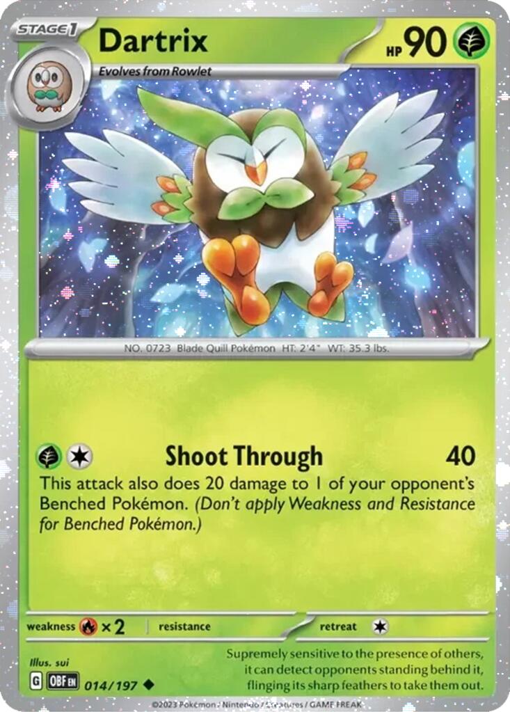 Dartrix (014/197) (Cosmos Holo) [Miscellaneous Cards] | Good Games Modbury