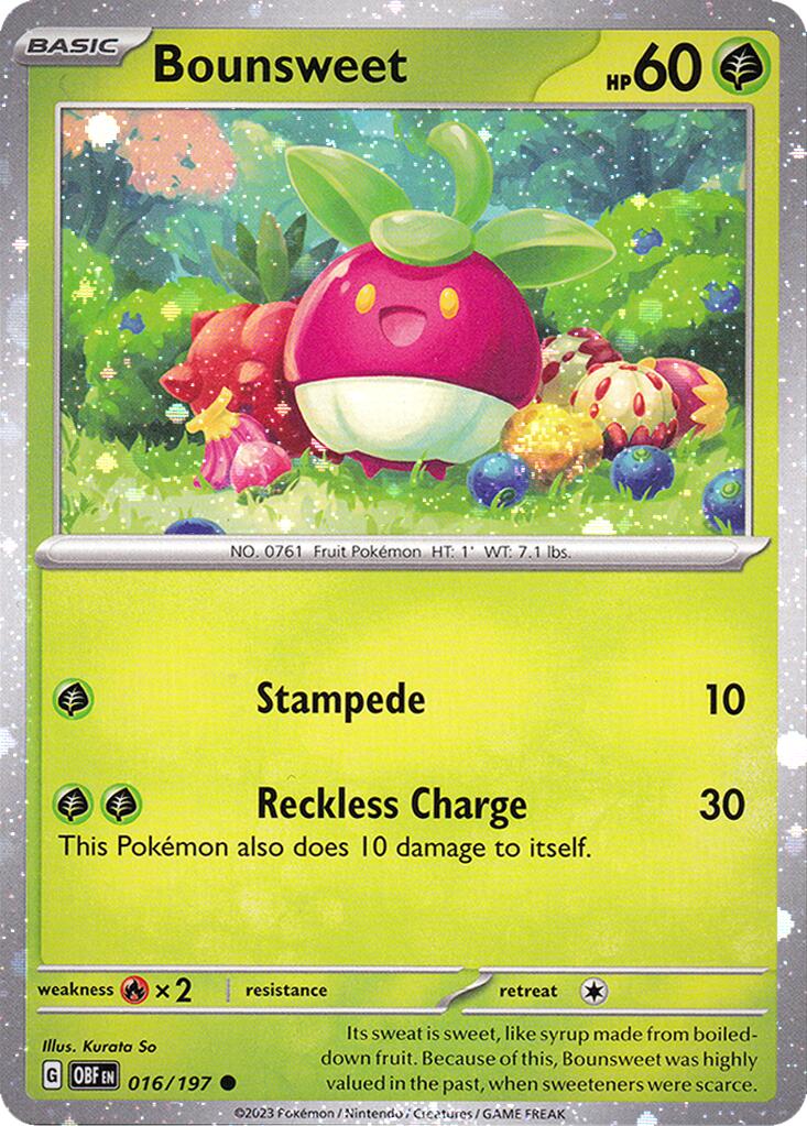 Bounsweet (016/197) (Cosmos Holo) [Miscellaneous Cards] | Good Games Modbury