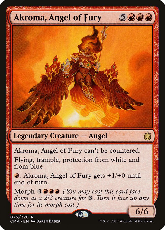 Akroma, Angel of Fury [Commander Anthology] | Good Games Modbury