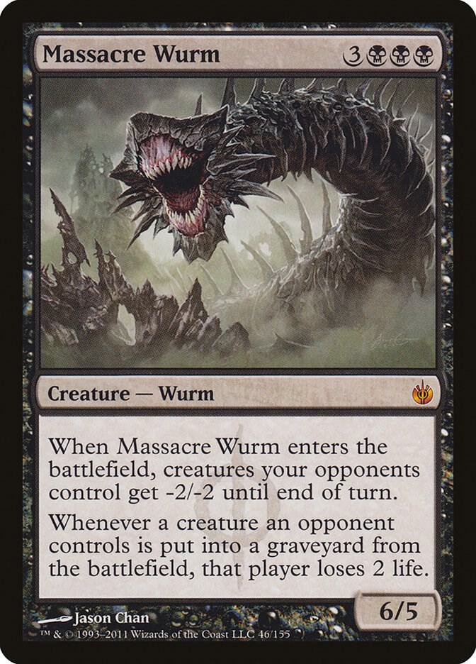 Massacre Wurm 46/155 (Mirrodin Besieged)  - Foil | Good Games Modbury