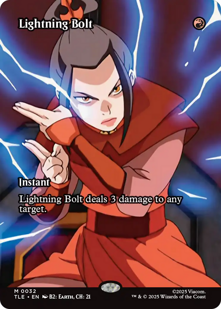 Lightning Bolt (Borderless) [Avatar: The Last Airbender: Eternal-Legal] | Good Games Modbury