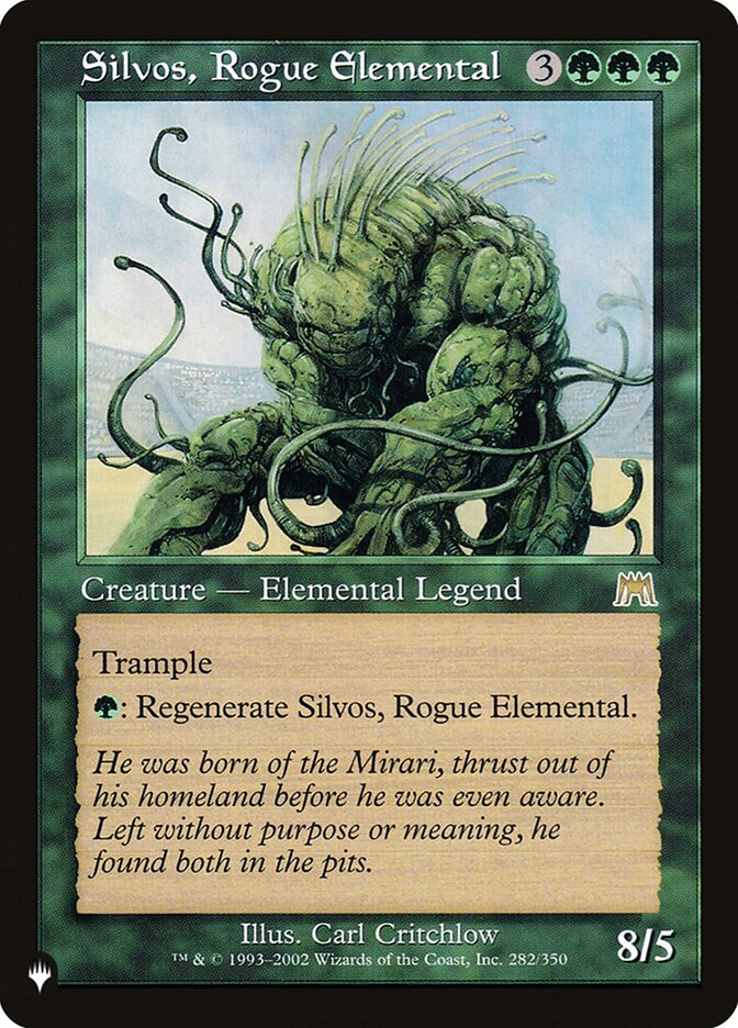 Silvos, Rogue Elemental [The List] | Good Games Modbury