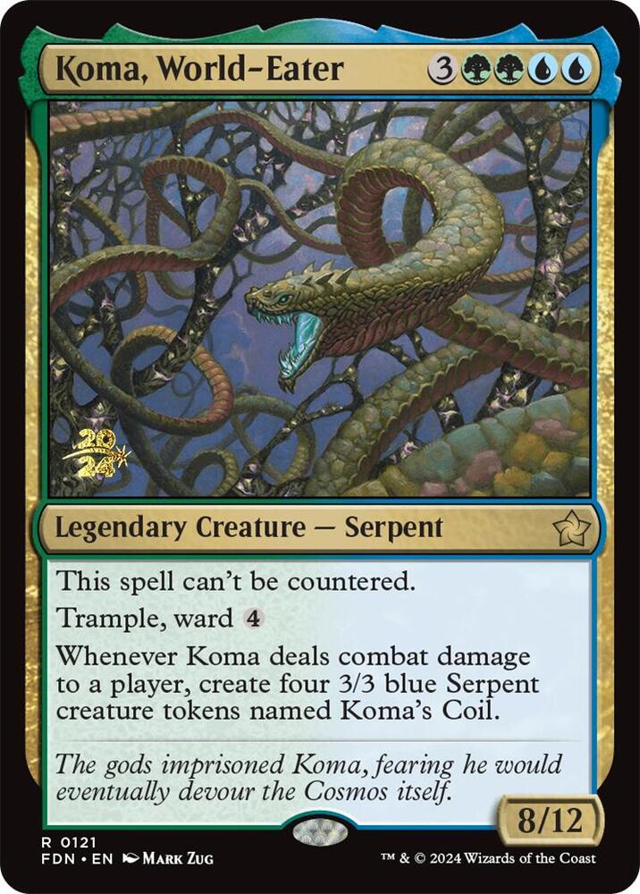 Koma World Eater 121s/101 (Prerelease Cards)  - Foil | Good Games Modbury