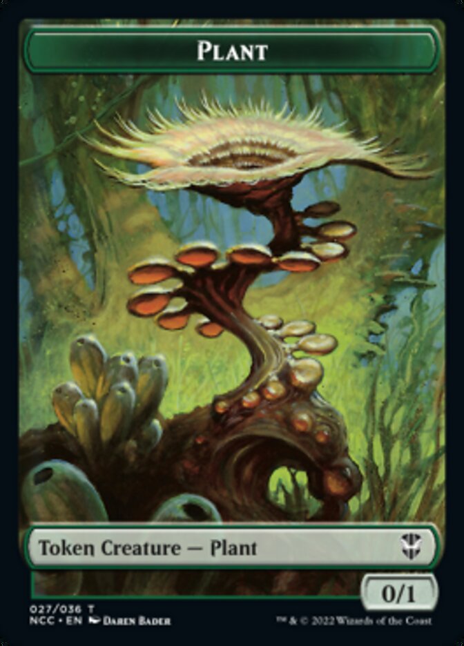 Plant // Citizen Double-Sided Token [Streets of New Capenna Commander Tokens] | Good Games Modbury
