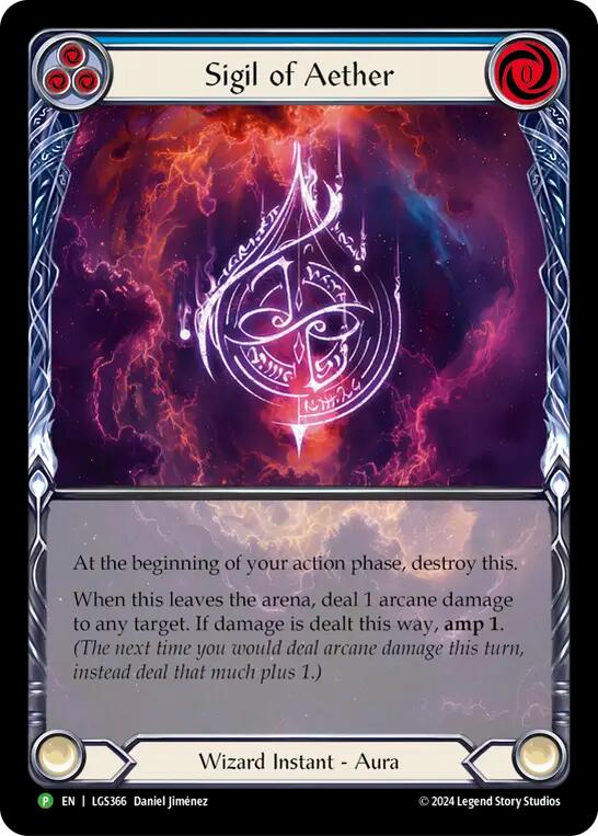 Sigil of Aether (Rainbow Foil) [LGS366] (Promo)  Rainbow Foil | Good Games Modbury