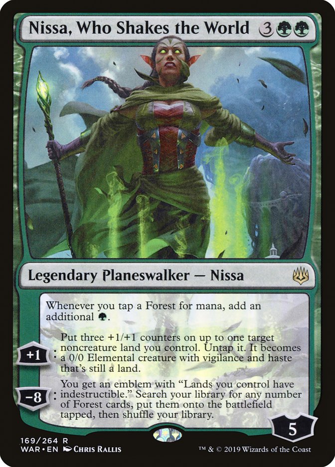 Nissa, Who Shakes the World 169/264 (War of the Spark)  | Good Games Modbury