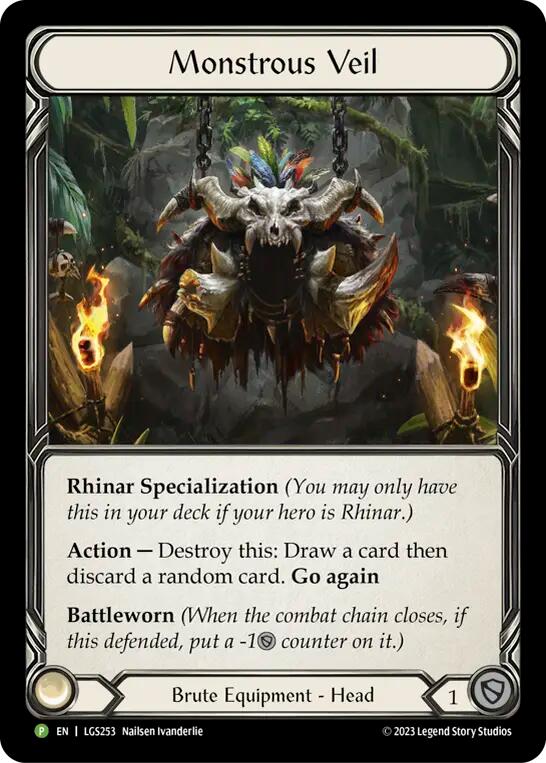 Monstrous Veil [LGS253] (Promo)  Cold Foil | Good Games Modbury