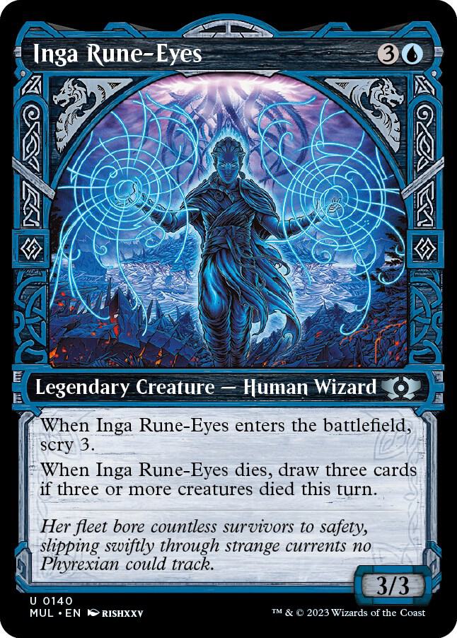 Inga Rune Eyes Halo Foil 140/261 (March of the Machine: Multiverse Legends)  - Foil | Good Games Modbury