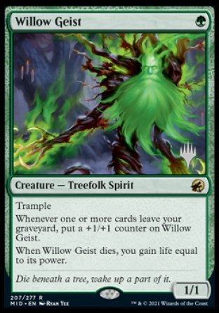 Willow Geist (Promo Pack) [Innistrad: Midnight Hunt Promos] | Good Games Modbury