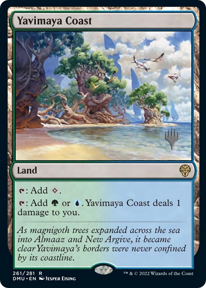 Yavimaya Coast 261 (Promo Pack: Dominaria United)  | Good Games Modbury