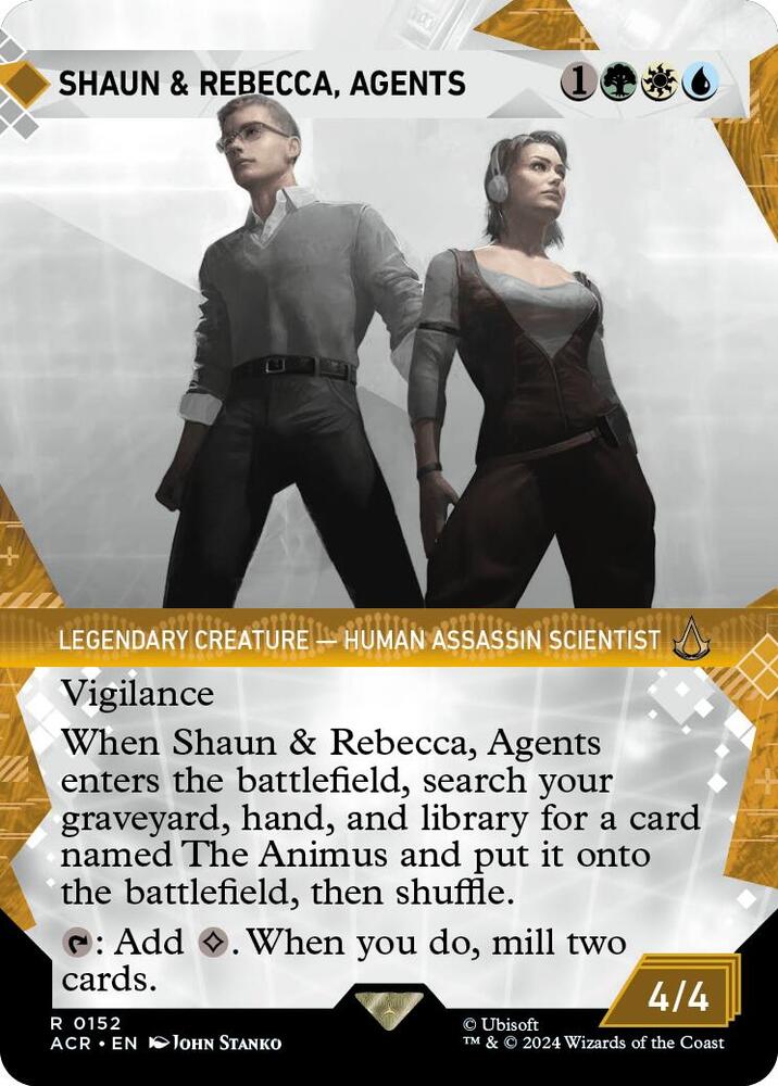 Shaun & Rebecca, Agents 152/110 (Universes Beyond: Assassin's Creed)  - Showcase Foil | Good Games Modbury