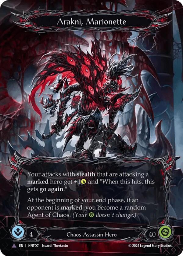 Arakni, Marionette [HNT001] (The Hunted)  Cold Foil | Good Games Modbury