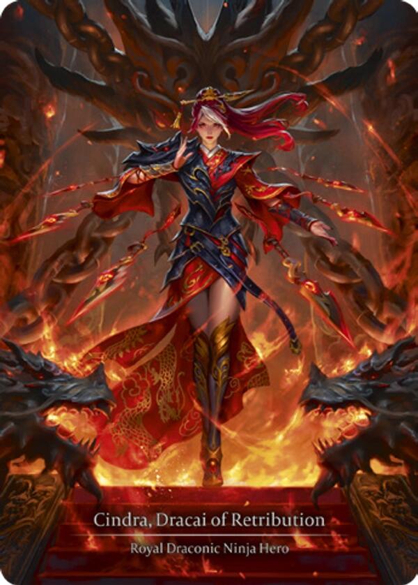 Cindra, Dracai of Retribution [HNT054] (The Hunted)  Cold Foil | Good Games Modbury