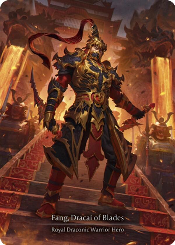 Fang, Dracai of Blades [HNT098] (The Hunted)  Cold Foil | Good Games Modbury