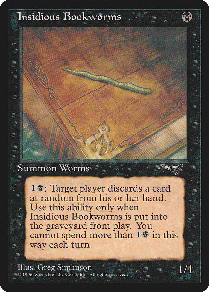 Insidious Bookworms (Single Worm) [Alliances] | Good Games Modbury