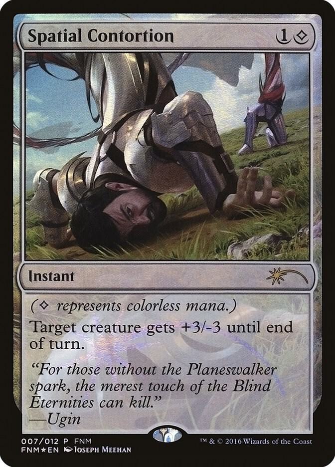 Spatial Contortion 7/12 (FNM Promos)  - Foil | Good Games Modbury