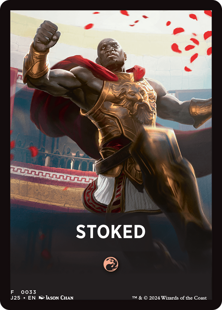 Stoked Theme Card [Foundations Jumpstart Front Cards] | Good Games Modbury