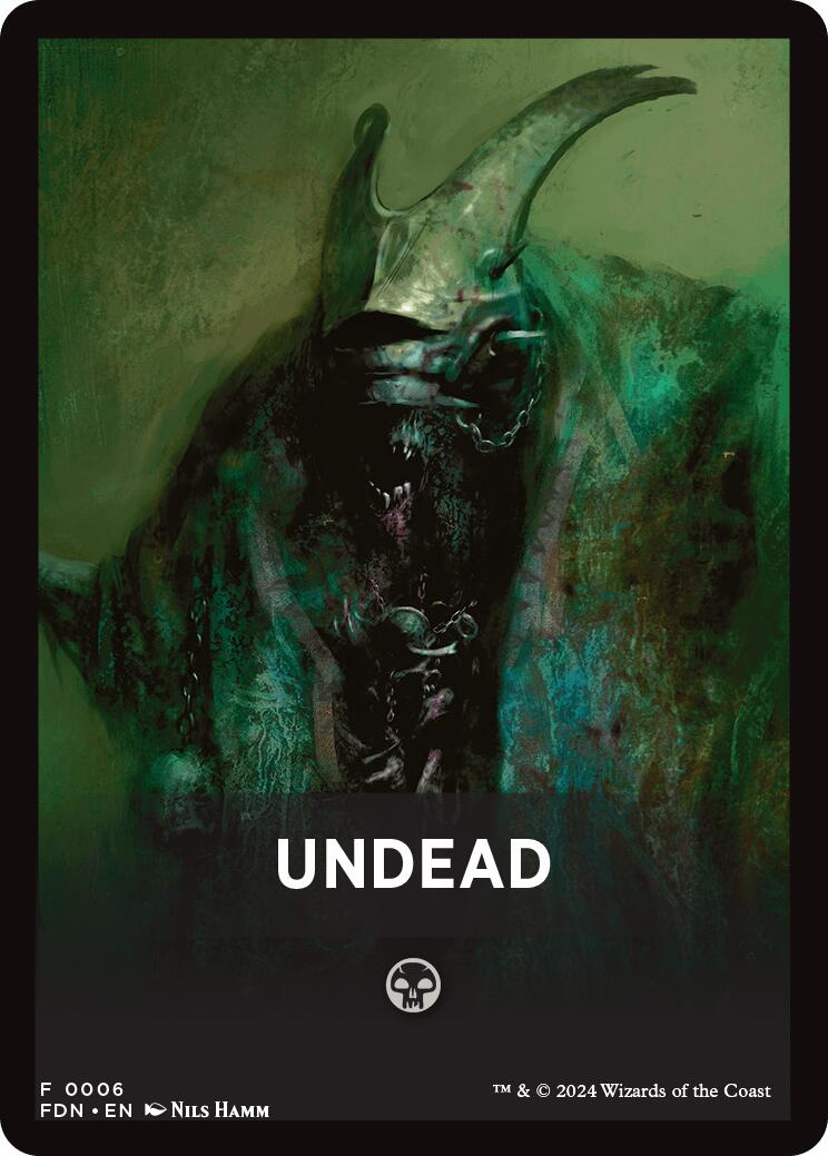 Undead Theme Card [Foundations Tokens] | Good Games Modbury