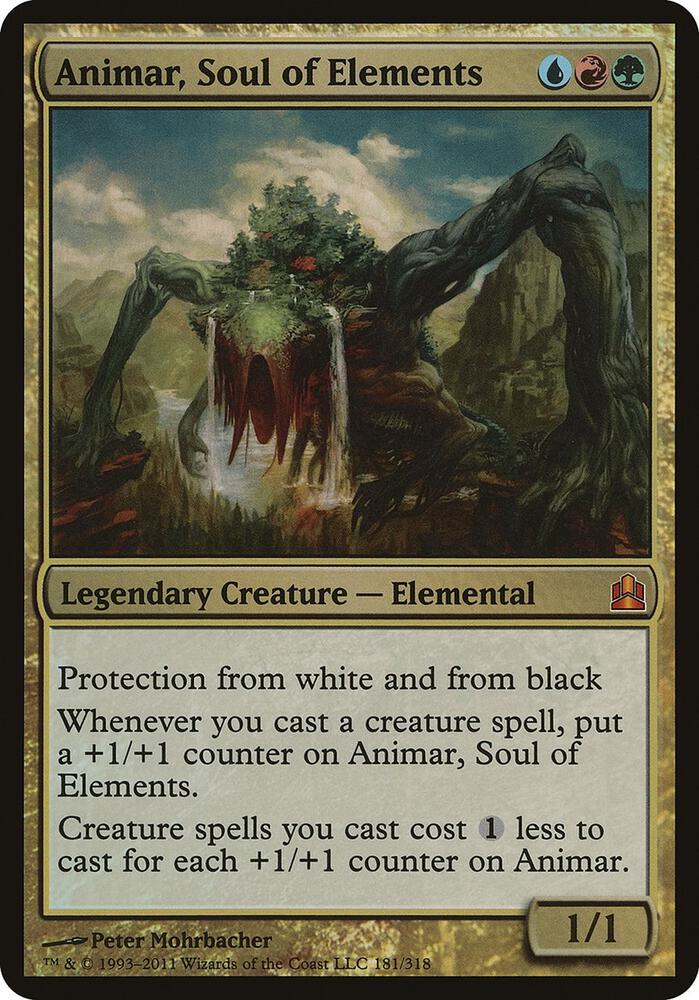 Animar Soul of Elements Commander 181/15 (Oversize Cards)  - Foil | Good Games Modbury