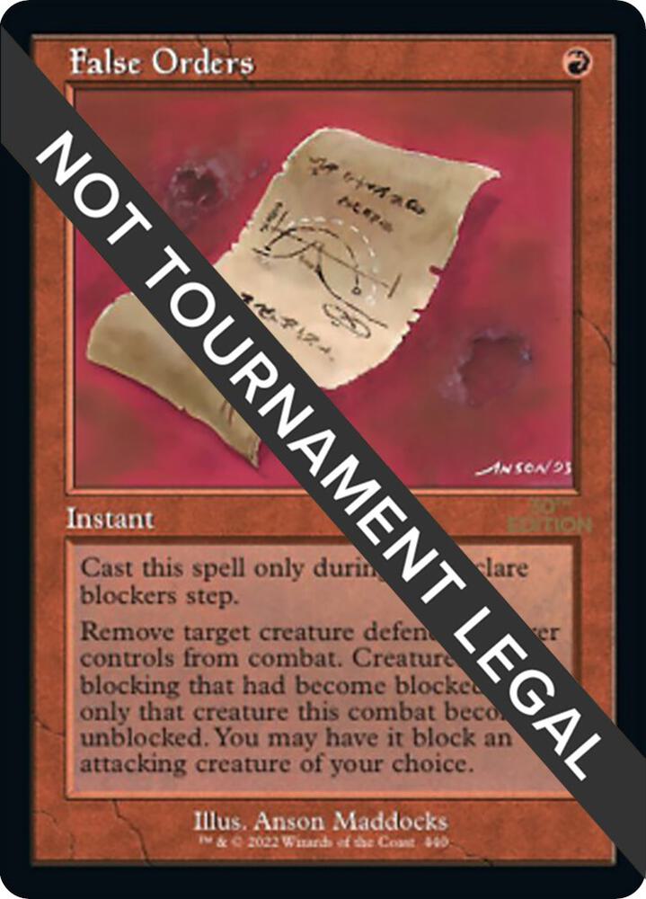 False Orders Retro Frame 440/594 (30th Anniversary Edition)  | Good Games Modbury