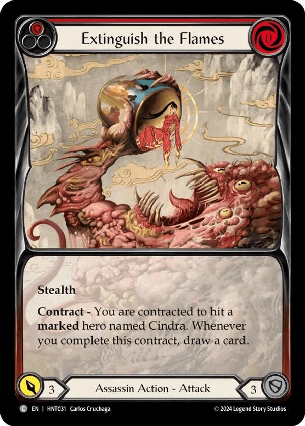 Extinguish the Flames [HNT031] (The Hunted)  Rainbow Foil | Good Games Modbury