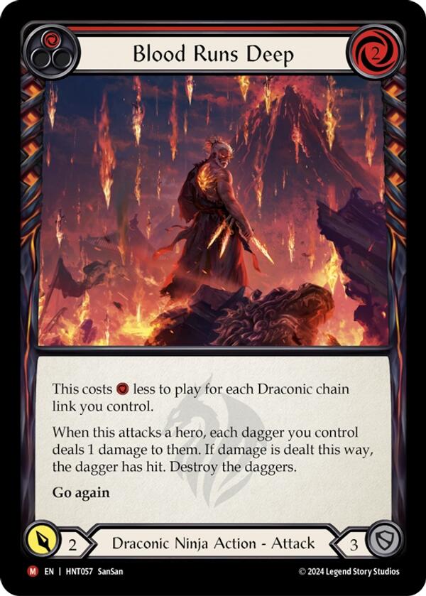 Blood Runs Deep [HNT057] (The Hunted)  Rainbow Foil | Good Games Modbury