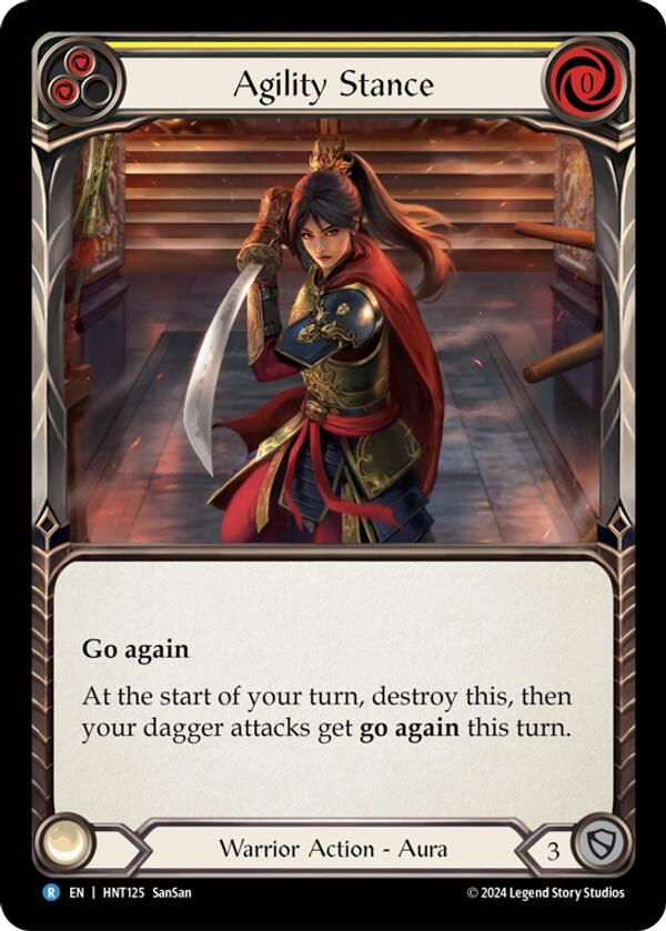 Agility Stance [HNT125] (The Hunted)  Rainbow Foil | Good Games Modbury