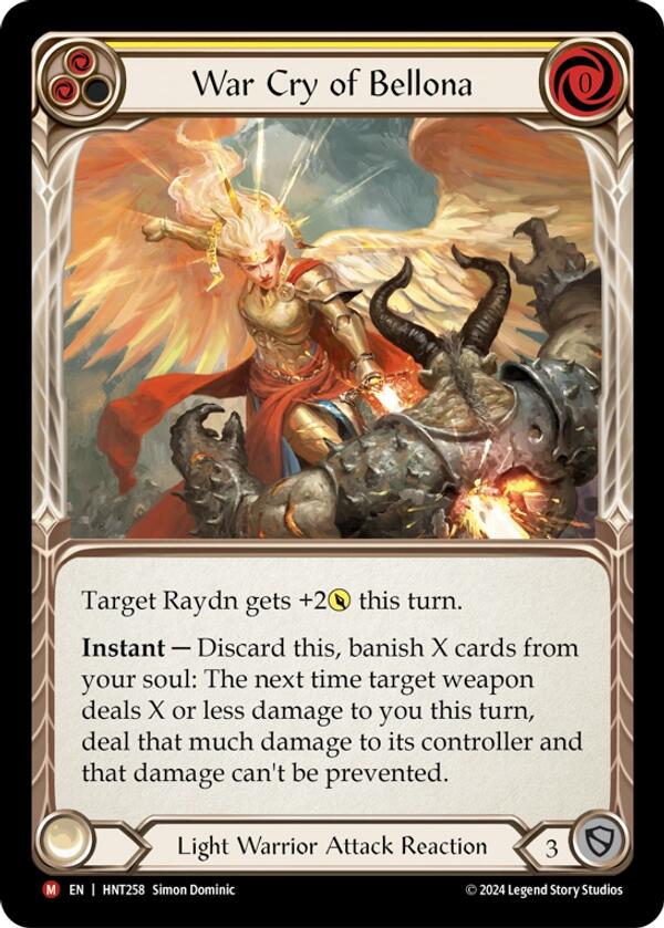 War Cry of Bellona [HNT258] (The Hunted)  Rainbow Foil | Good Games Modbury