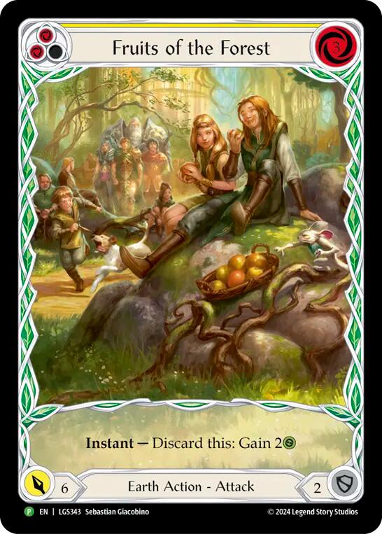 Fruits of the Forest (Yellow) [LGS343] (Promo)  Rainbow Foil | Good Games Modbury