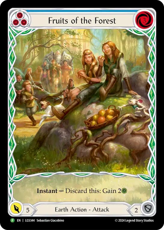 Fruits of the Forest (Blue) [LGS344] (Promo)  Rainbow Foil | Good Games Modbury