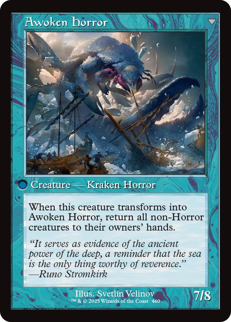 Thing in the Ice // Awoken Horror (Retro Frame) [Innistrad Remastered] | Good Games Modbury