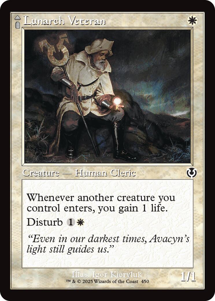 Lunarch Veteran // Luminous Phantom (Retro Frame) [Innistrad Remastered] | Good Games Modbury