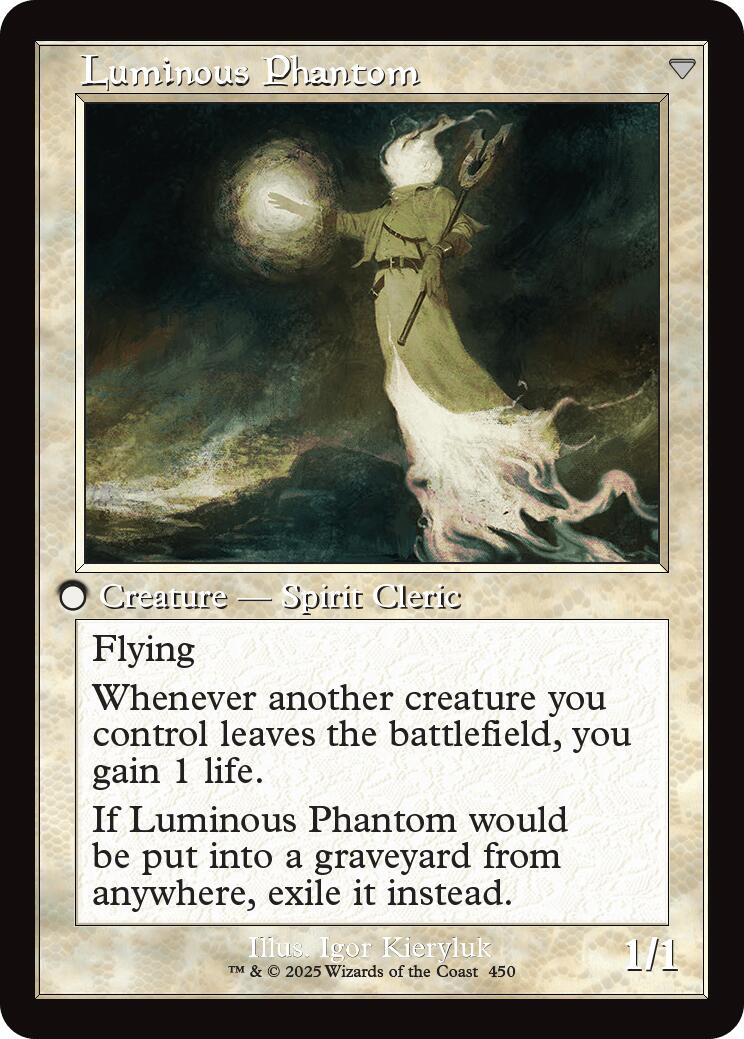 Lunarch Veteran // Luminous Phantom (Retro Frame) [Innistrad Remastered] | Good Games Modbury