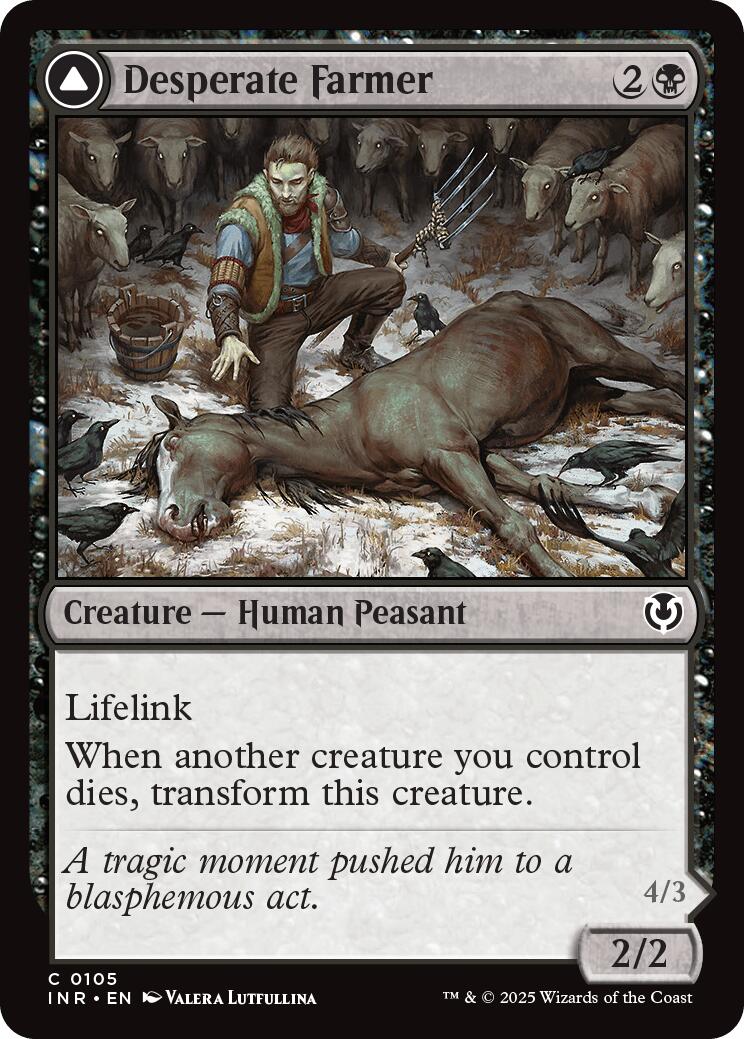 Desperate Farmer // Depraved Harvester [Innistrad Remastered] | Good Games Modbury