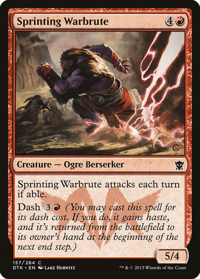 Sprinting Warbrute [Dragons of Tarkir] | Good Games Modbury