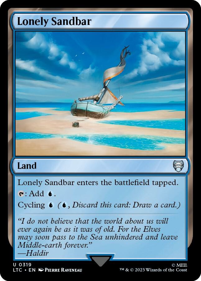 Lonely Sandbar 319 (Commander: The Lord of the Rings: Tales of Middle-earth)  | Good Games Modbury