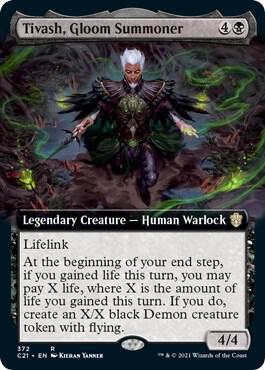 Tivash Gloom Summoner Extended Art 372/81 (Commander 2021)  | Good Games Modbury