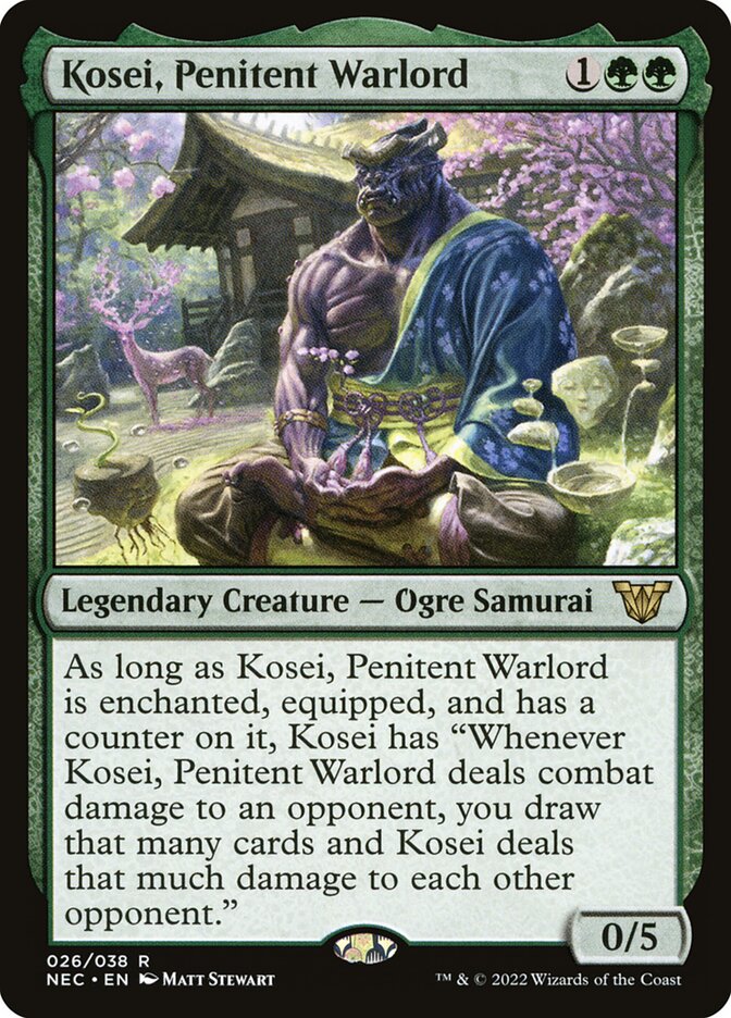 Kosei, Penitent Warlord 26/38 (Commander: Kamigawa: Neon Dynasty)  | Good Games Modbury
