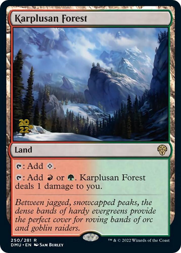 Karplusan Forest 250s/161 (Prerelease Cards)  - Foil | Good Games Modbury