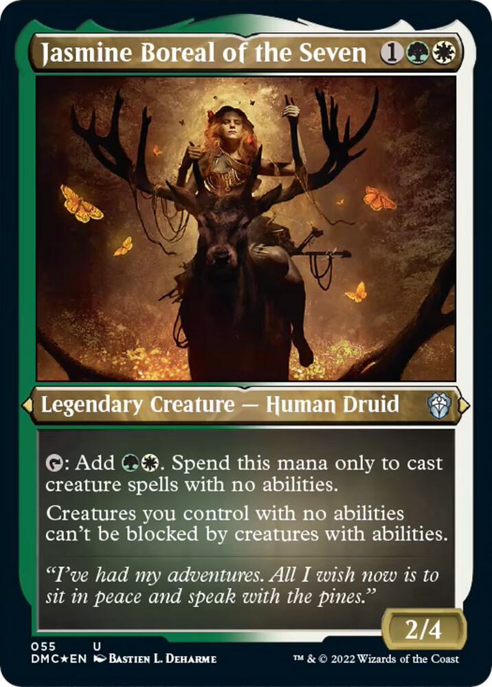 Jasmine Boreal of the Seven 55 (Commander: Dominaria United)  - Etched Foil | Good Games Modbury
