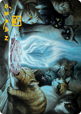 Can't Stay Away Art Card (Gold-Stamped Signature) [Innistrad: Midnight Hunt Art Series] | Good Games Modbury