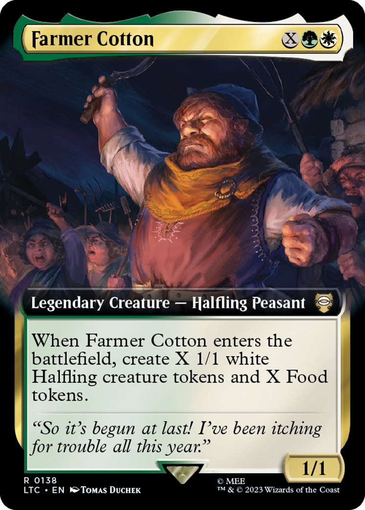 Farmer Cotton (Extended Art) [The Lord of the Rings: Tales of Middle-Earth Commander] | Good Games Modbury