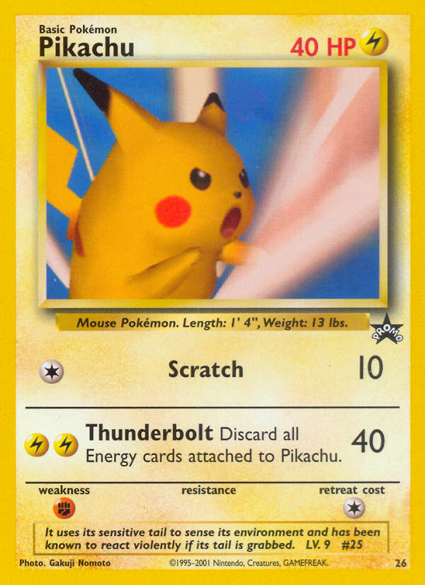 Pikachu (26) [Wizards of the Coast: Black Star Promos] | Good Games Modbury