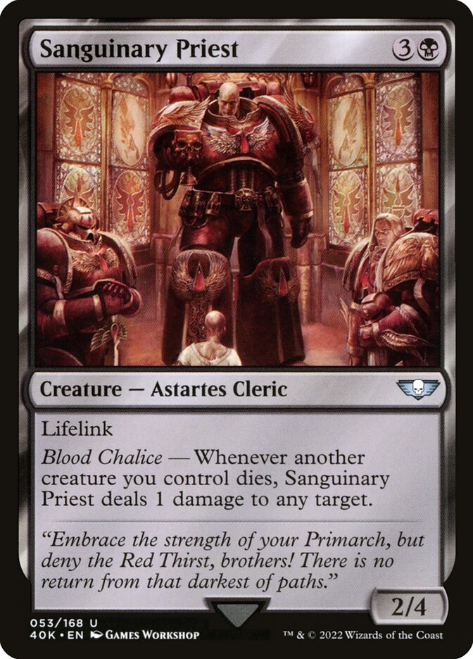 Sanguinary Priest 53/617 (Universes Beyond: Warhammer 40,000)  | Good Games Modbury
