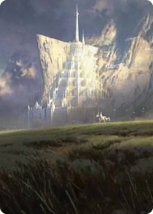 Minas Tirith Art Card 55 (Art Series: Universes Beyond: The Lord of the Rings: Tales of Middle-earth)  | Good Games Modbury