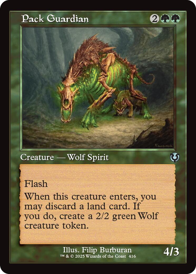 Pack Guardian (Retro Frame) [Innistrad Remastered] | Good Games Modbury