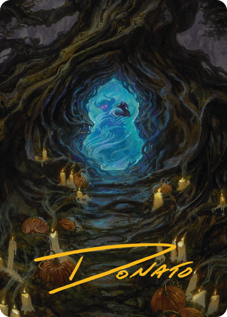 Conjurer's Closet Art Card (Gold-Stamped Signature) [Innistrad Remastered Art Series] | Good Games Modbury