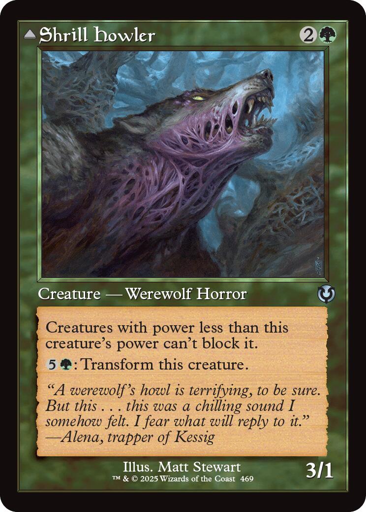Shrill Howler // Howling Chorus (Retro Frame) [Innistrad Remastered] | Good Games Modbury